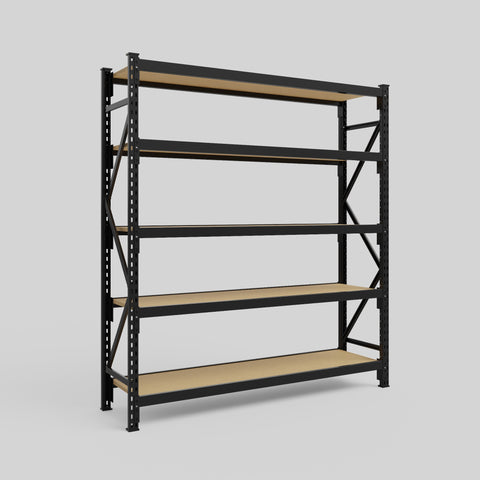 Longspan Metal Shelving - 2100mm High - Full Bay - Particleboard Shelf