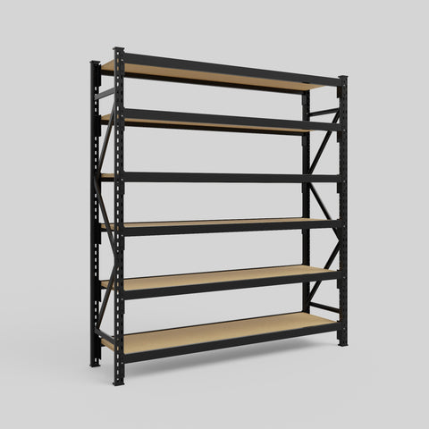 Longspan Metal Shelving - 2100mm High - Full Bay - Particleboard Shelf