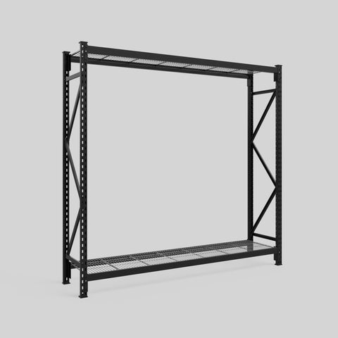 Longspan Metal Shelving - 2100mm High - Full Bay - Mesh Shelf