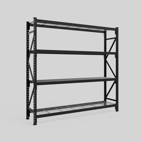 Longspan Metal Shelving - 2100mm High - Full Bay - Mesh Shelf