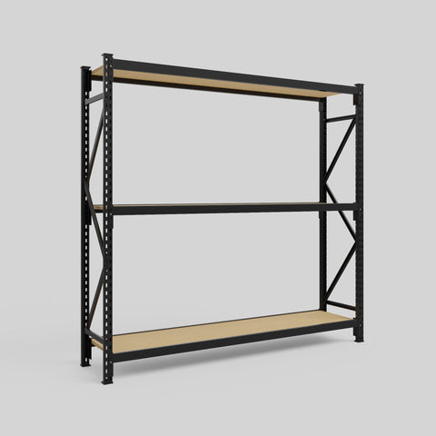 Longspan Metal Shelving - 2100mm High - Full Bay - Particleboard Shelf
