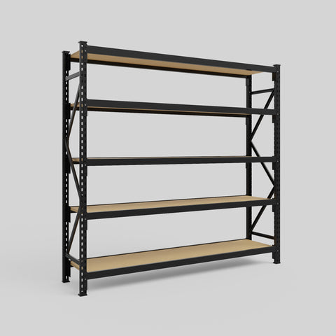 Longspan Metal Shelving - 2100mm High - Full Bay - Particleboard Shelf