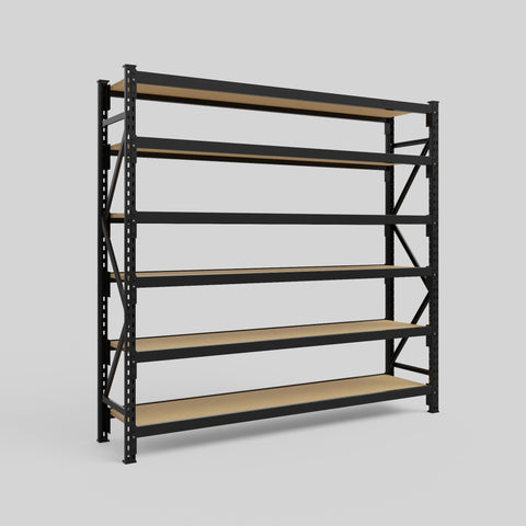 Longspan Metal Shelving - 2100mm High - Full Bay - Particleboard Shelf