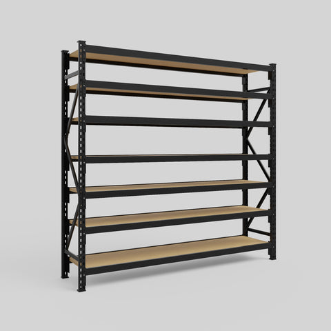 Longspan Metal Shelving - 2100mm High - Full Bay - Particleboard Shelf