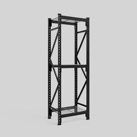 Longspan Metal Shelving - 2100mm High - Full Bay - Mesh Shelf