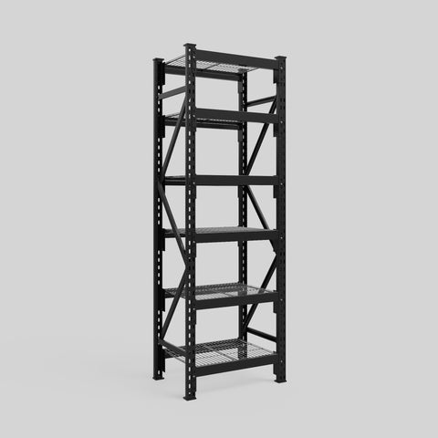 Longspan Metal Shelving - 2100mm High - Full Bay - Mesh Shelf