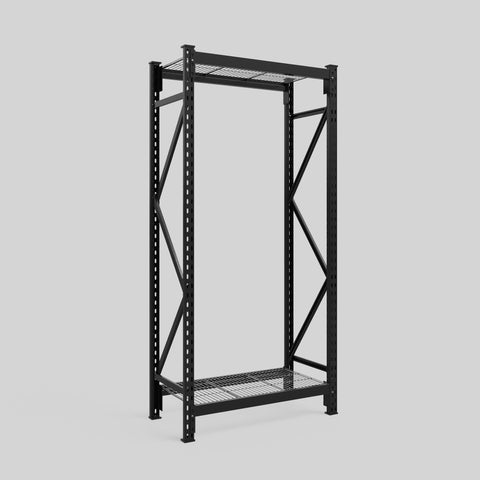 Longspan Metal Shelving - 2100mm High - Full Bay - Mesh Shelf