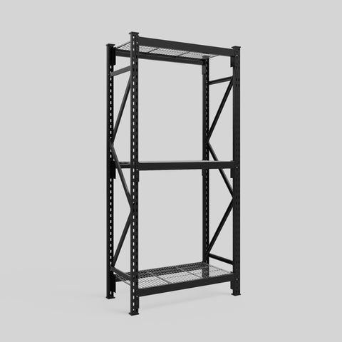 Longspan Metal Shelving - 2100mm High - Full Bay - Mesh Shelf