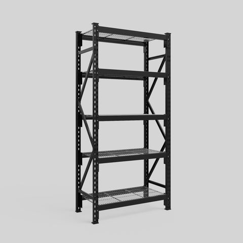 Longspan Metal Shelving - 2100mm High - Full Bay - Mesh Shelf