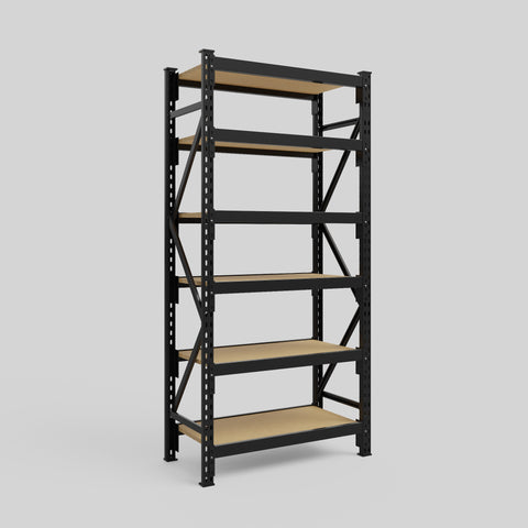 Longspan Metal Shelving - 2100mm High - Full Bay - Particleboard Shelf