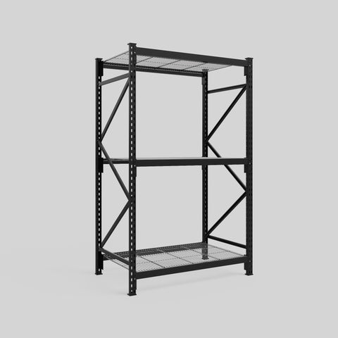 Longspan Metal Shelving - 2100mm High - Full Bay - Mesh Shelf