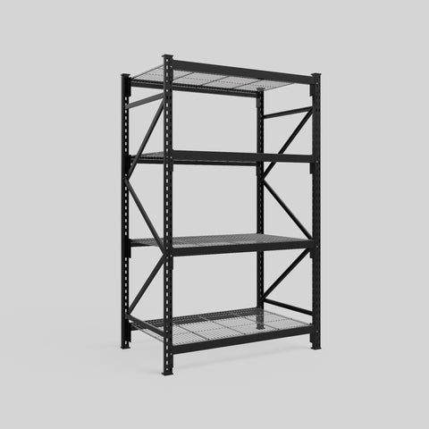 Longspan Metal Shelving - 2100mm High - Full Bay - Mesh Shelf