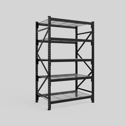 Longspan Metal Shelving - 2100mm High - Full Bay - Mesh Shelf
