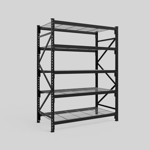 Longspan Metal Shelving - 2100mm High - Full Bay - Mesh Shelf
