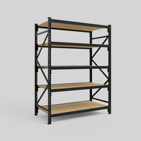 Longspan Metal Shelving - 2100mm High - Full Bay - Particleboard Shelf