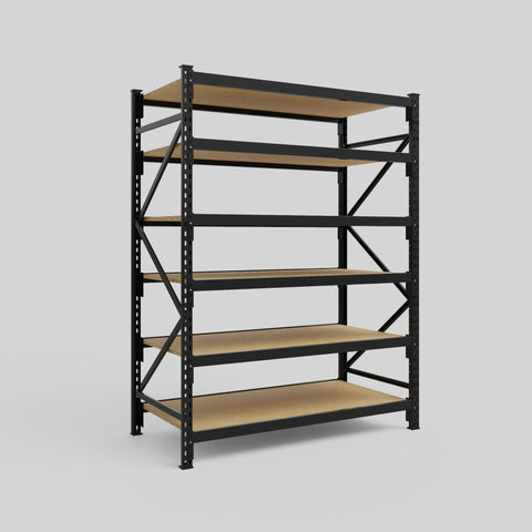 Longspan Metal Shelving - 2100mm High - Full Bay - Particleboard Shelf
