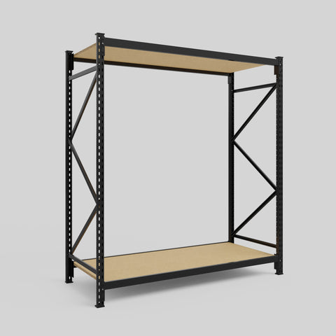 Longspan Metal Shelving - 2100mm High - Full Bay - Particleboard Shelf