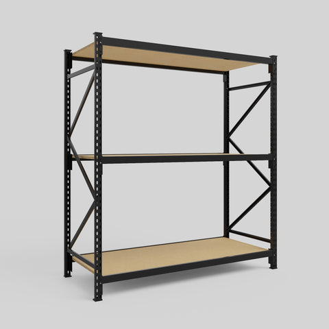 Longspan Metal Shelving - 2100mm High - Full Bay - Particleboard Shelf