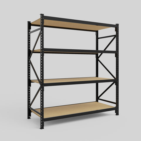 Longspan Metal Shelving - 2100mm High - Full Bay - Particleboard Shelf