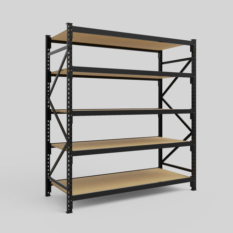 Longspan Metal Shelving - 2100mm High - Full Bay - Particleboard Shelf