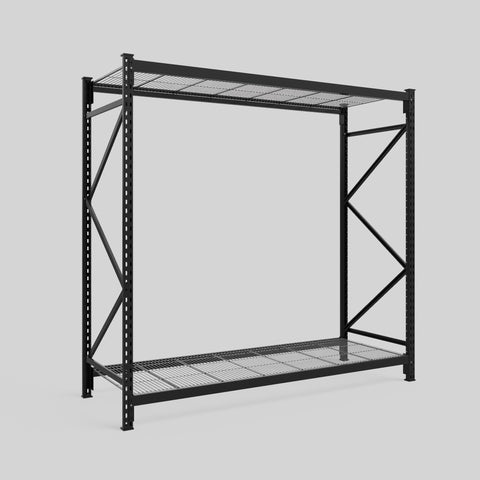 Longspan Metal Shelving - 2100mm High - Full Bay - Mesh Shelf