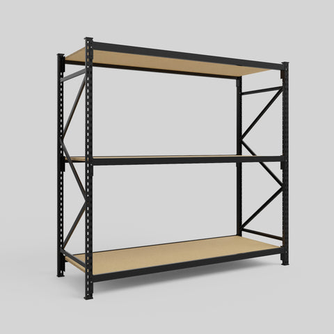 Longspan Metal Shelving - 2100mm High - Full Bay - Particleboard Shelf
