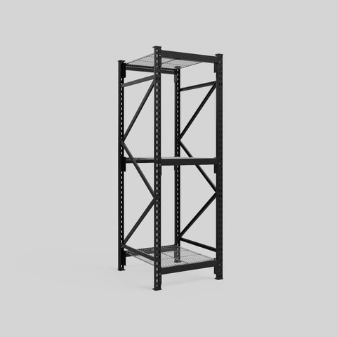 Longspan Metal Shelving - 2100mm High - Full Bay - Mesh Shelf