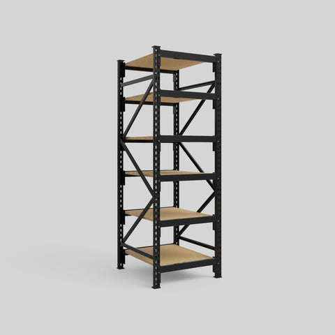 Longspan Metal Shelving - 2100mm High - Full Bay - Particleboard Shelf