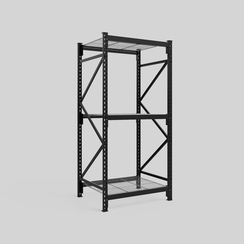 Longspan Metal Shelving - 2100mm High - Full Bay - Mesh Shelf
