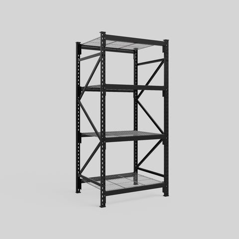 Longspan Metal Shelving - 2100mm High - Full Bay - Mesh Shelf