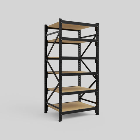 Longspan Metal Shelving - 2100mm High - Full Bay - Particleboard Shelf