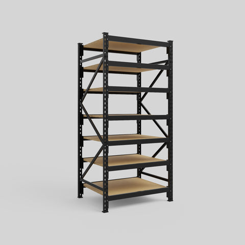 Longspan Metal Shelving - 2100mm High - Full Bay - Particleboard Shelf