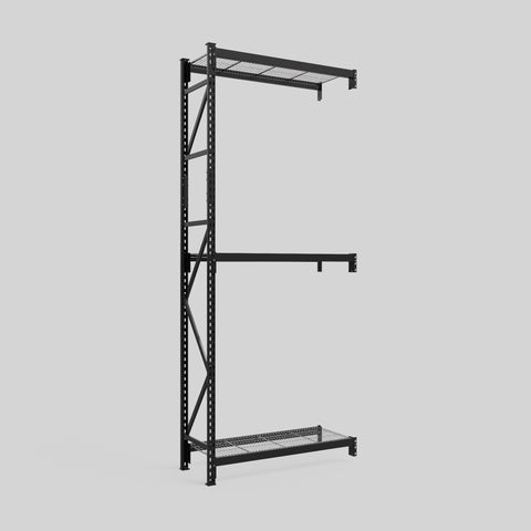 Longspan Metal Shelving - 3100mm High - Add-On Bay - Mesh Shelf