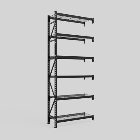 Longspan Metal Shelving - 3100mm High - Add-On Bay - Mesh Shelf