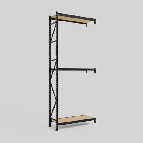 Longspan Metal Shelving - 3100mm High - Add-On Bay - Particleboard Shelf