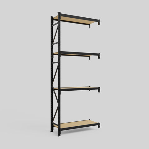 Longspan Metal Shelving - 3100mm High - Add-On Bay - Particleboard Shelf