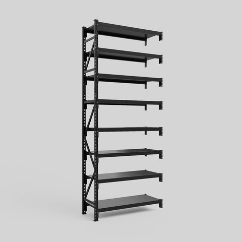 Longspan Metal Shelving - 3100mm High - Add-On Bay - Steel Shelf