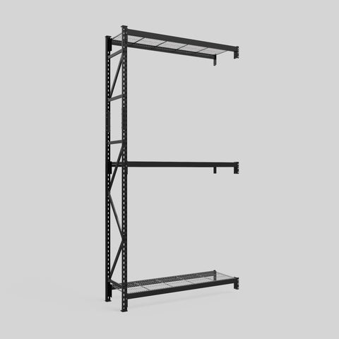 Longspan Metal Shelving - 3100mm High - Add-On Bay - Mesh Shelf