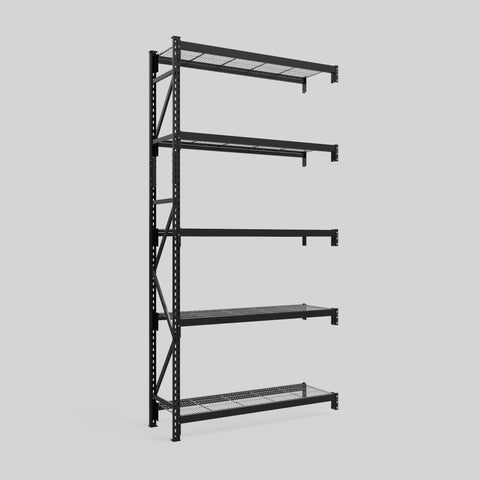 Longspan Metal Shelving - 3100mm High - Add-On Bay - Mesh Shelf