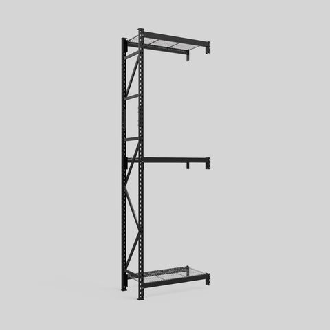 Longspan Metal Shelving - 3100mm High - Add-On Bay - Mesh Shelf