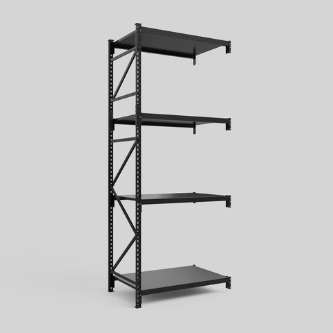 Longspan Metal Shelving - 3100mm High - Add-On Bay - Steel Shelf