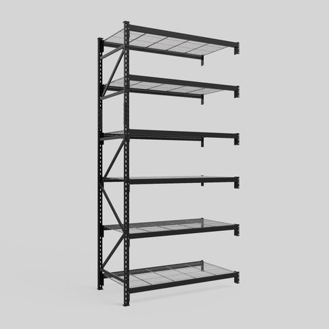 Longspan Metal Shelving - 3100mm High - Add-On Bay - Mesh Shelf