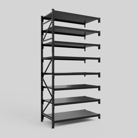 Longspan Metal Shelving - 3100mm High - Add-On Bay - Steel Shelf