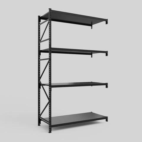Longspan Metal Shelving - 3100mm High - Add-On Bay - Steel Shelf