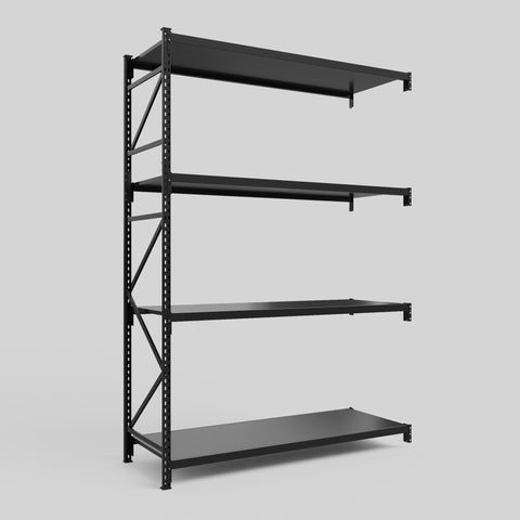 Longspan Metal Shelving - 3100mm High - Add-On Bay - Steel Shelf