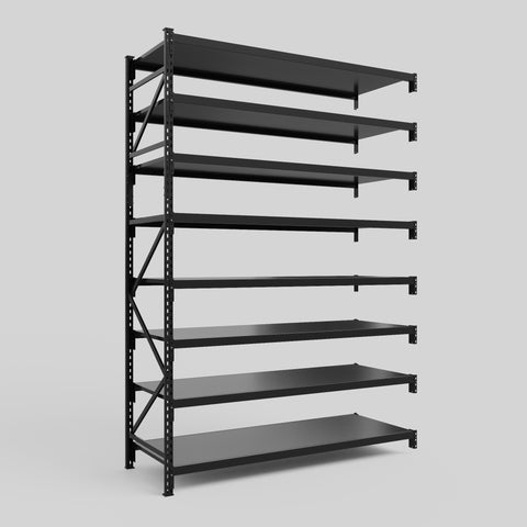 Longspan Metal Shelving - 3100mm High - Add-On Bay - Steel Shelf