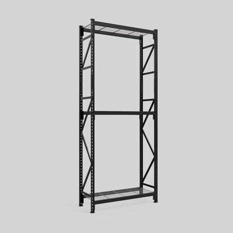 Longspan Metal Shelving - 3100mm High - Full Bay - Mesh Shelf