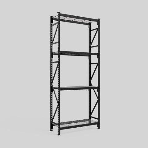 Longspan Metal Shelving - 3100mm High - Full Bay - Mesh Shelf