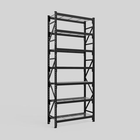 Longspan Metal Shelving - 3100mm High - Full Bay - Mesh Shelf
