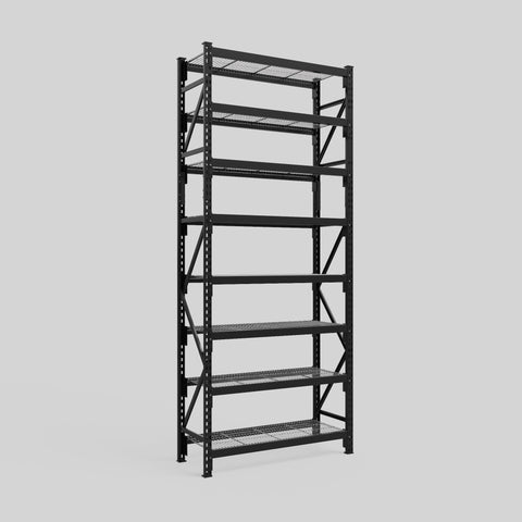 Longspan Metal Shelving - 3100mm High - Full Bay - Mesh Shelf